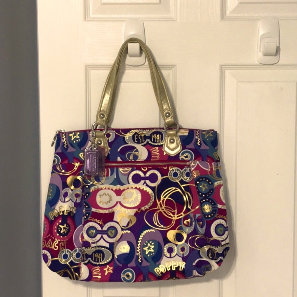 A Large Coach purse